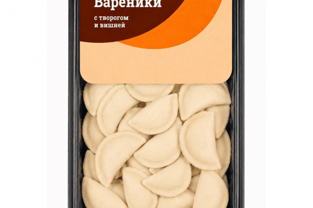 Вареники с творогом и вишней п/ф 500гр
