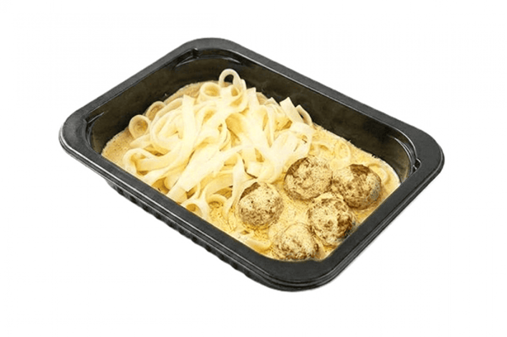 Паста с фрикадельками по-шведски с соусом Том-ям 100/50/30г